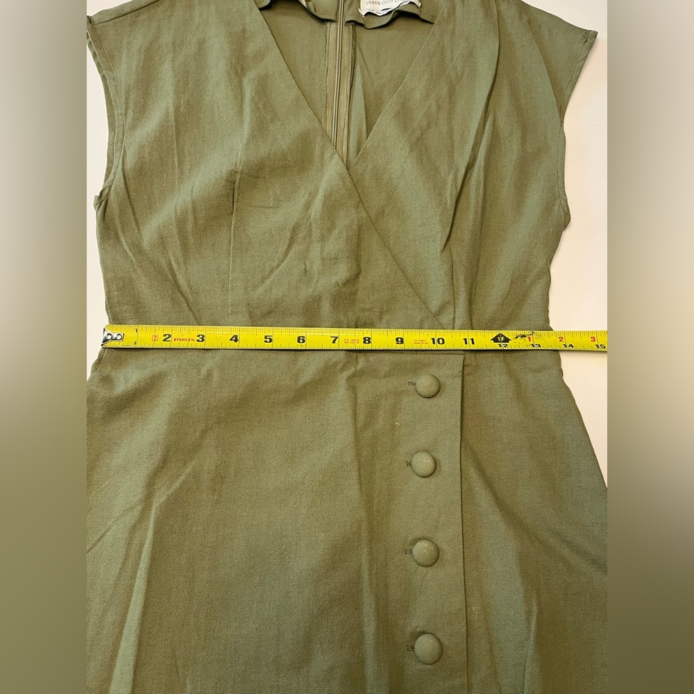 Urban Outfitters Sage Green Button Dress, size S - Picture 6 of 9